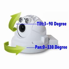 Low bit rate H.264 megapixel indoor cloud IP camera with motorized zoom lens